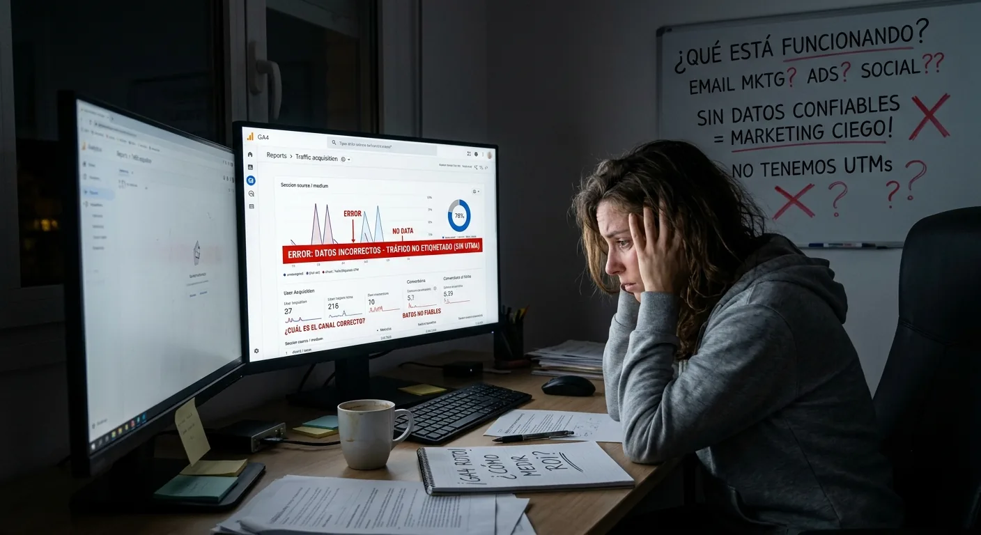 Tráfico mal etiquetado: el sesgo invisible que rompe tus datos de marketing